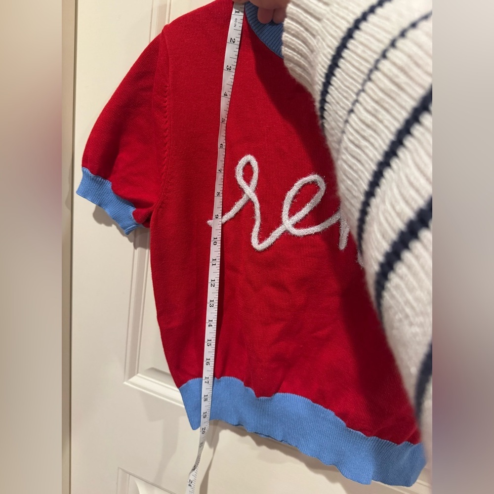 QOS Ole Miss Short Sleeve sweater - Picture 4 of 6